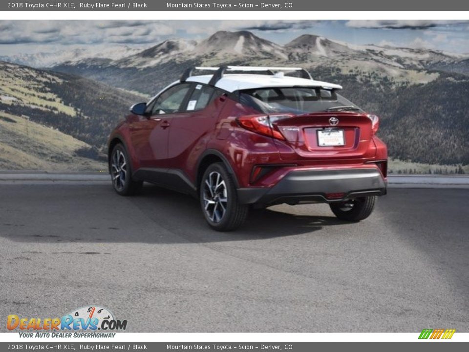 2018 Toyota C-HR XLE Ruby Flare Pearl / Black Photo #3