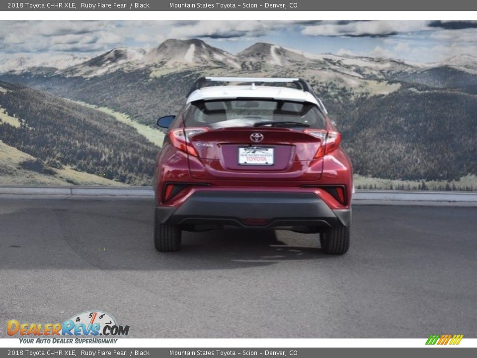 2018 Toyota C-HR XLE Ruby Flare Pearl / Black Photo #4