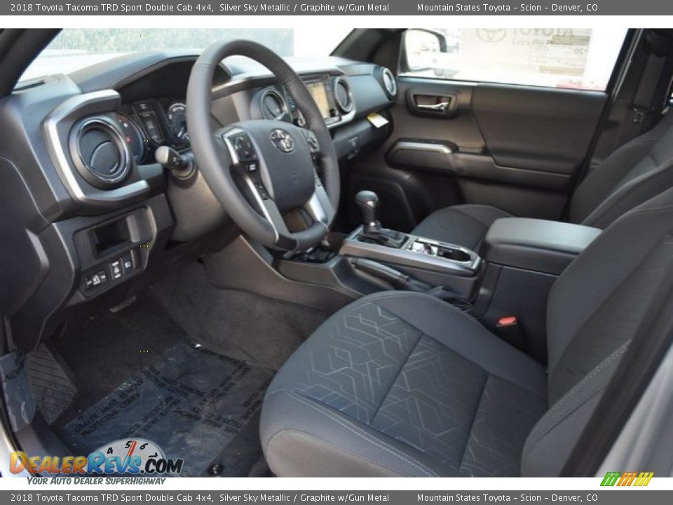 Graphite w/Gun Metal Interior - 2018 Toyota Tacoma TRD Sport Double Cab 4x4 Photo #5
