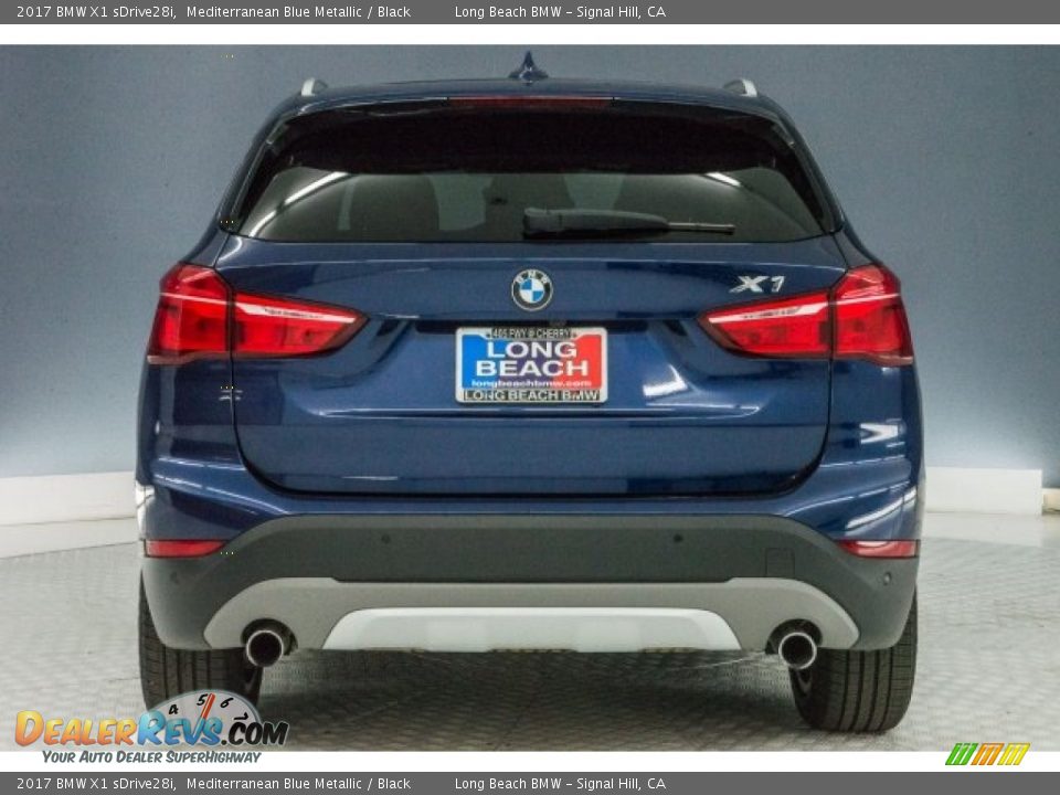 2017 BMW X1 sDrive28i Mediterranean Blue Metallic / Black Photo #3