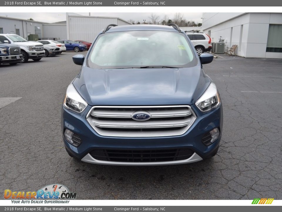 2018 Ford Escape SE Blue Metallic / Medium Light Stone Photo #4