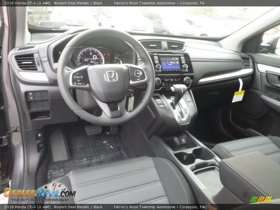 Black Interior - 2018 Honda CR-V LX AWD Photo #10
