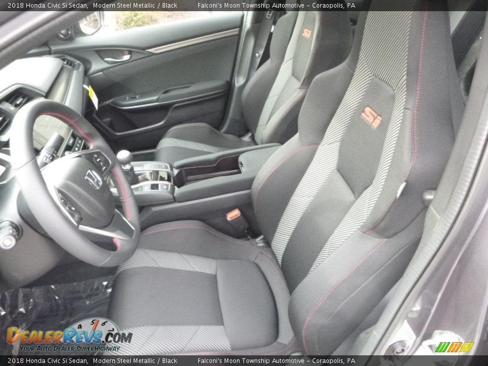 Front Seat of 2018 Honda Civic Si Sedan Photo #8