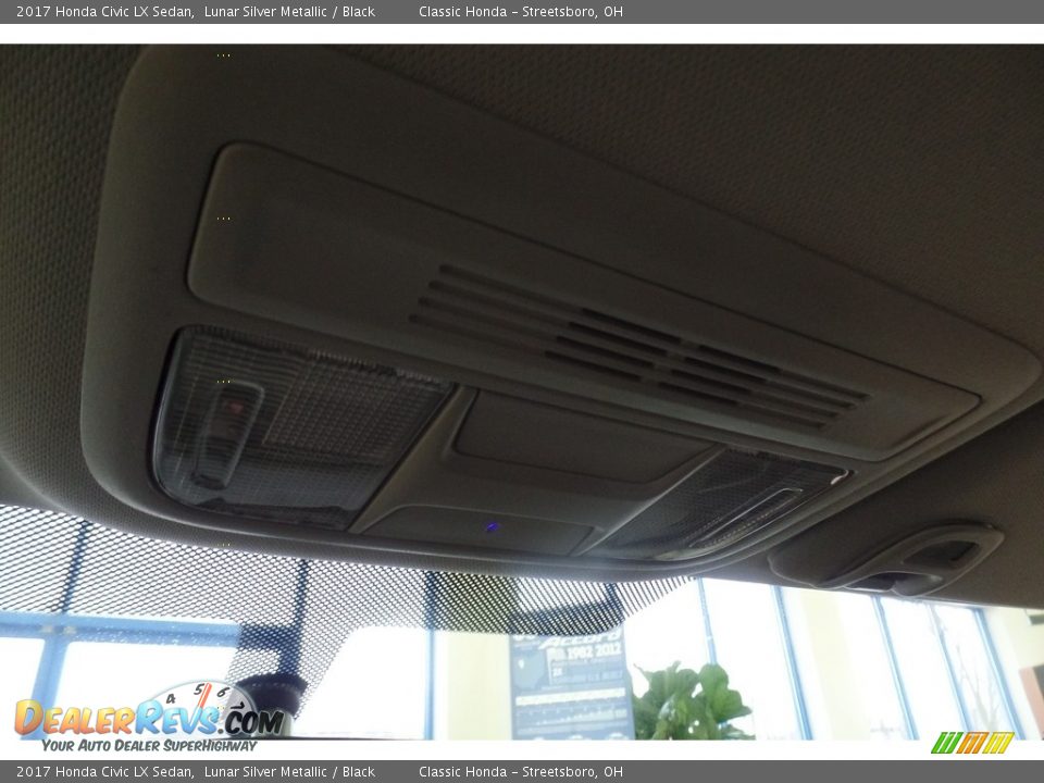2017 Honda Civic LX Sedan Lunar Silver Metallic / Black Photo #21