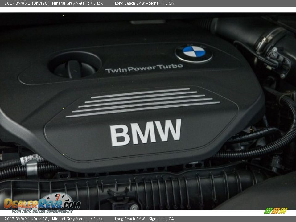 2017 BMW X1 sDrive28i Mineral Grey Metallic / Black Photo #24
