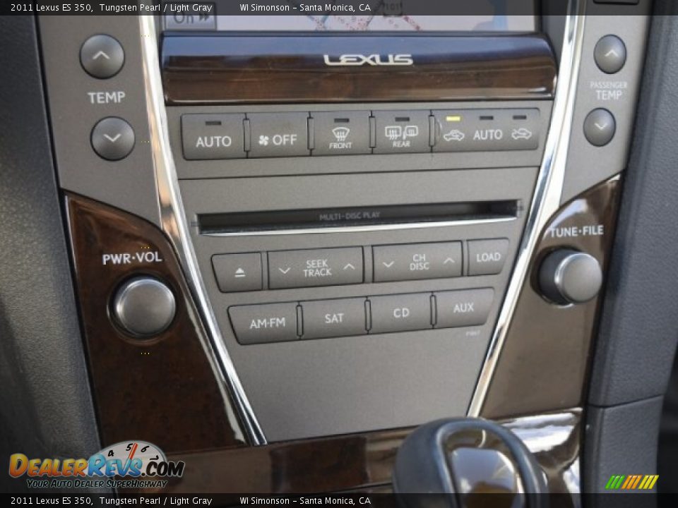 2011 Lexus ES 350 Tungsten Pearl / Light Gray Photo #26