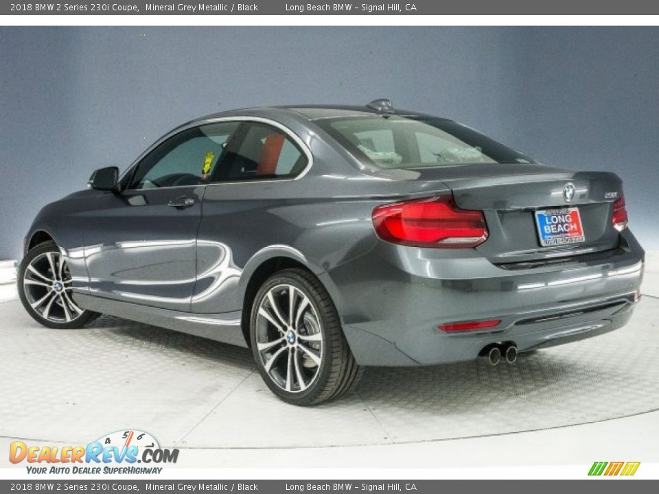 2018 BMW 2 Series 230i Coupe Mineral Grey Metallic / Black Photo #4