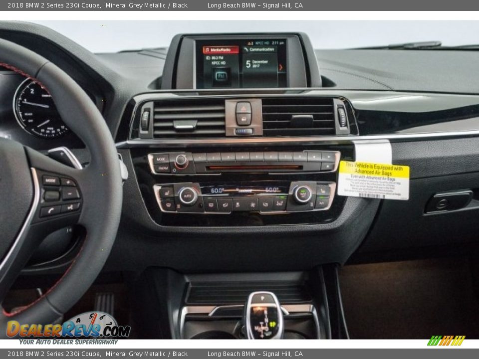 2018 BMW 2 Series 230i Coupe Mineral Grey Metallic / Black Photo #5