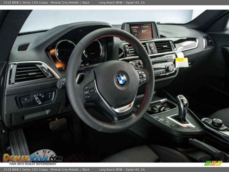 2018 BMW 2 Series 230i Coupe Mineral Grey Metallic / Black Photo #6
