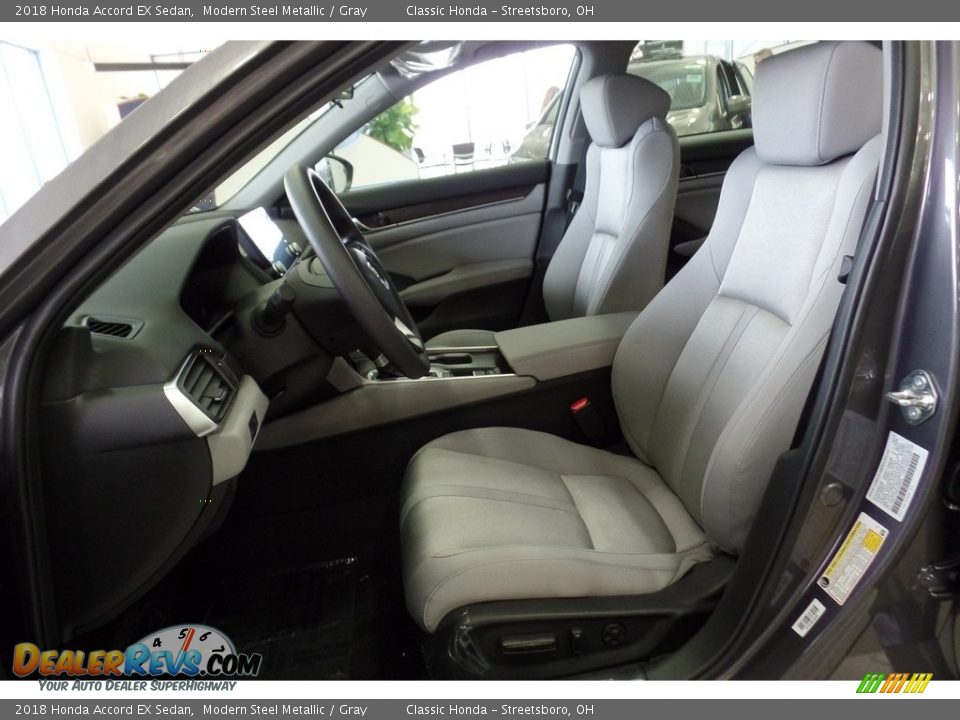 2018 Honda Accord EX Sedan Modern Steel Metallic / Gray Photo #12