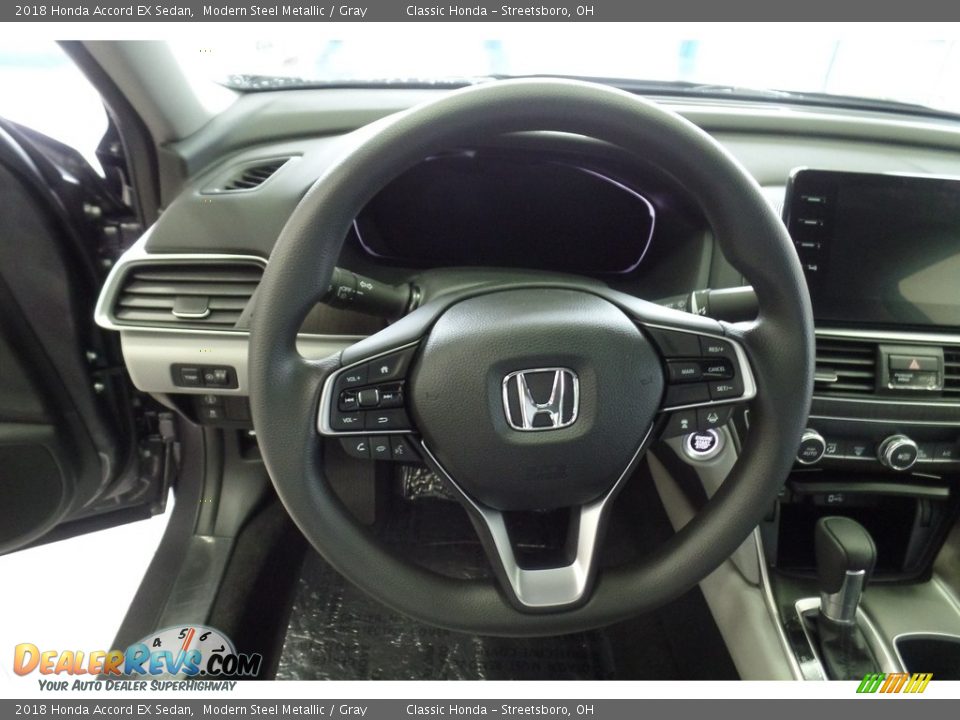 2018 Honda Accord EX Sedan Modern Steel Metallic / Gray Photo #14