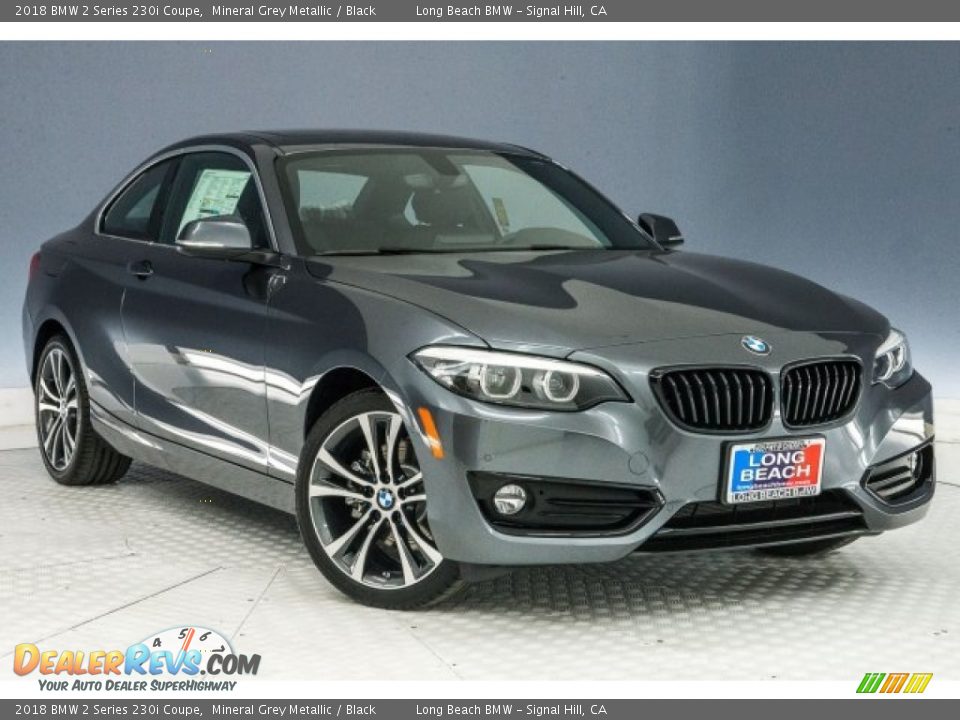 2018 BMW 2 Series 230i Coupe Mineral Grey Metallic / Black Photo #11