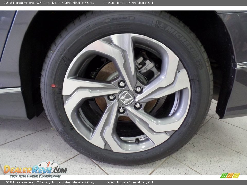 2018 Honda Accord EX Sedan Modern Steel Metallic / Gray Photo #21