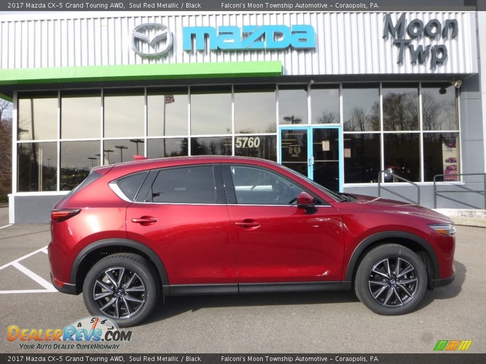 2017 Mazda CX-5 Grand Touring AWD Soul Red Metallic / Black Photo #1
