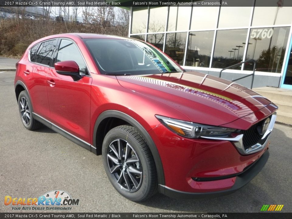 2017 Mazda CX-5 Grand Touring AWD Soul Red Metallic / Black Photo #3