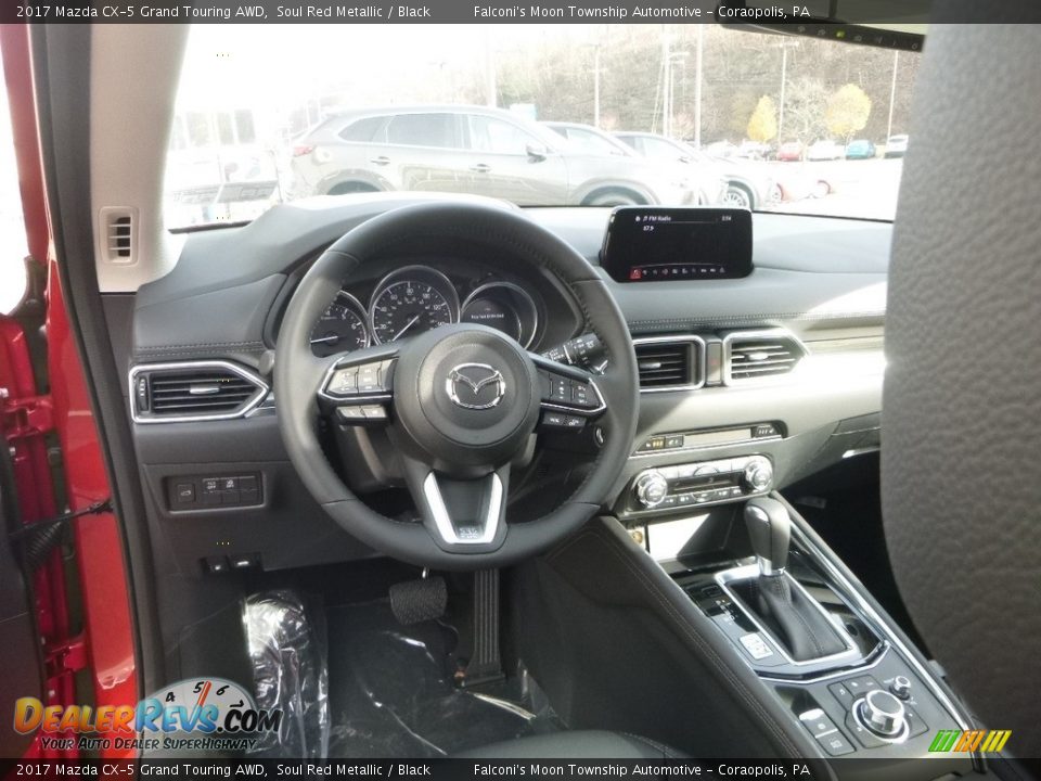 2017 Mazda CX-5 Grand Touring AWD Soul Red Metallic / Black Photo #9