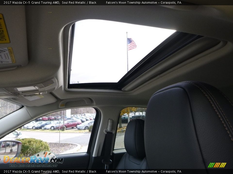2017 Mazda CX-5 Grand Touring AWD Soul Red Metallic / Black Photo #12