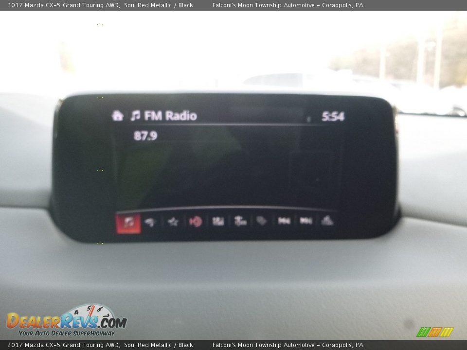 2017 Mazda CX-5 Grand Touring AWD Soul Red Metallic / Black Photo #13