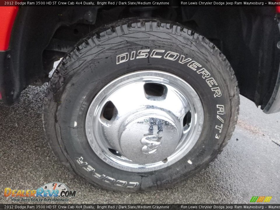 2012 Dodge Ram 3500 HD ST Crew Cab 4x4 Dually Bright Red / Dark Slate/Medium Graystone Photo #9