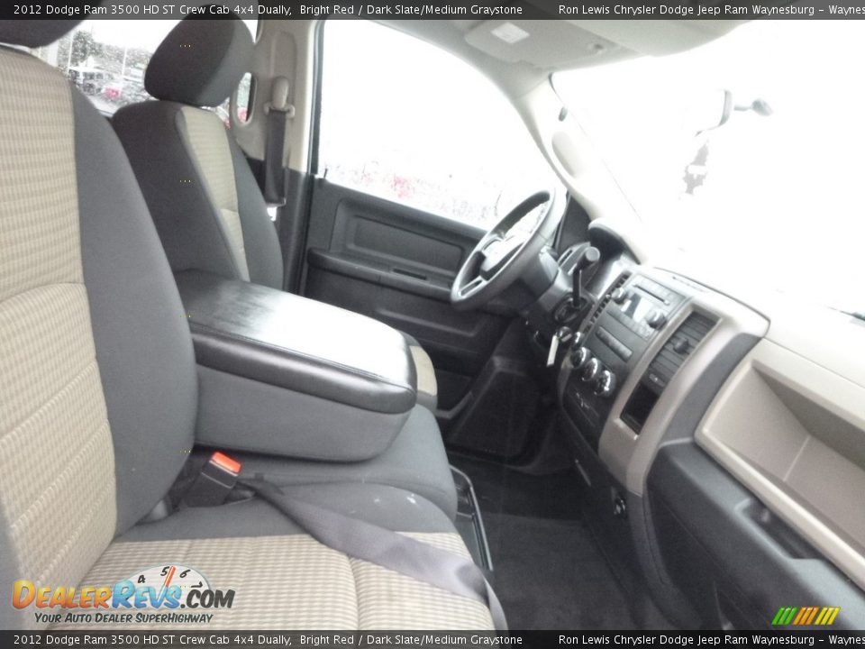 2012 Dodge Ram 3500 HD ST Crew Cab 4x4 Dually Bright Red / Dark Slate/Medium Graystone Photo #10