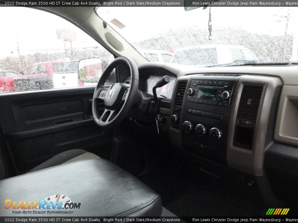 2012 Dodge Ram 3500 HD ST Crew Cab 4x4 Dually Bright Red / Dark Slate/Medium Graystone Photo #11