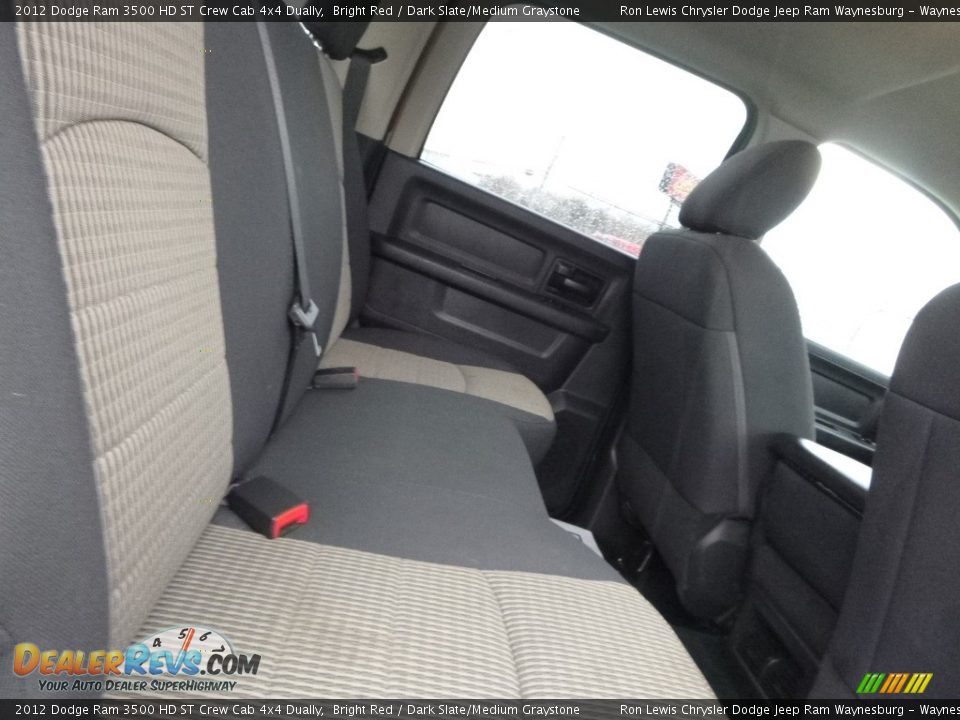 2012 Dodge Ram 3500 HD ST Crew Cab 4x4 Dually Bright Red / Dark Slate/Medium Graystone Photo #12
