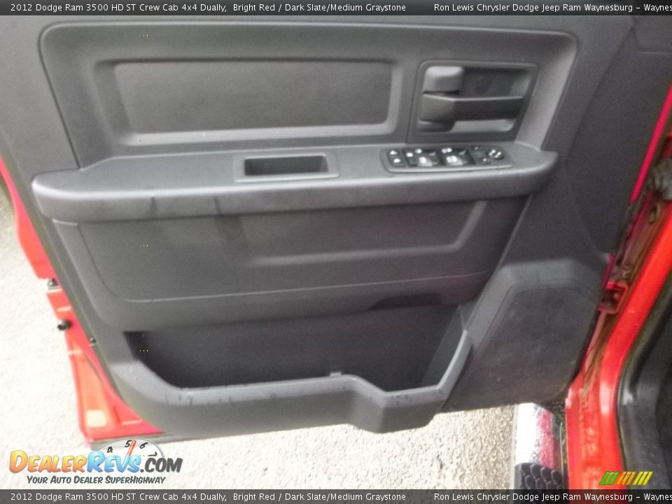 2012 Dodge Ram 3500 HD ST Crew Cab 4x4 Dually Bright Red / Dark Slate/Medium Graystone Photo #15