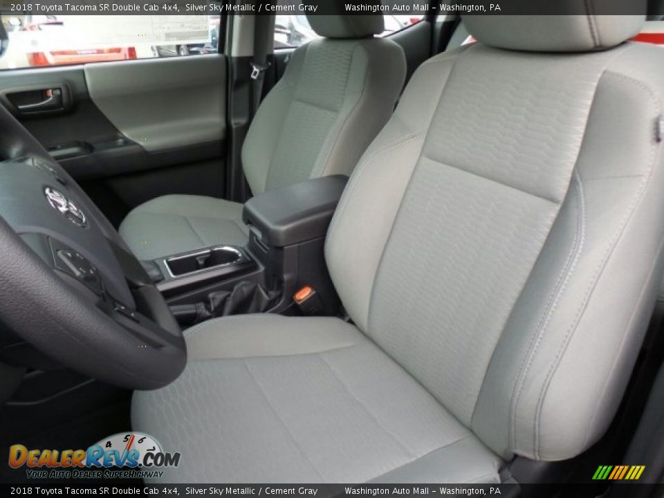Front Seat of 2018 Toyota Tacoma SR Double Cab 4x4 Photo #10