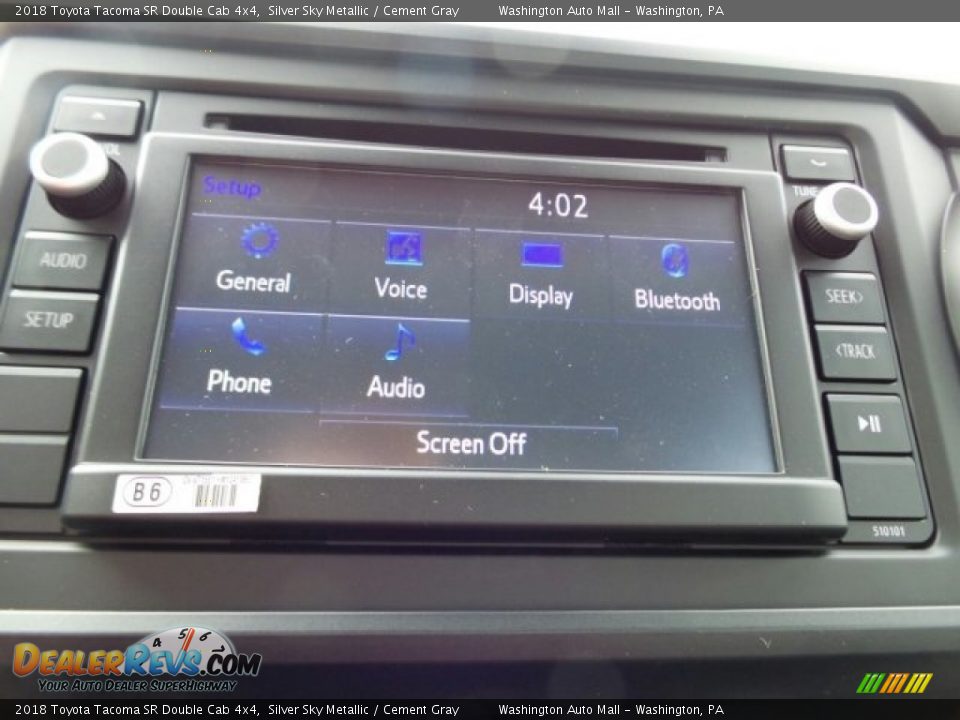 Controls of 2018 Toyota Tacoma SR Double Cab 4x4 Photo #26