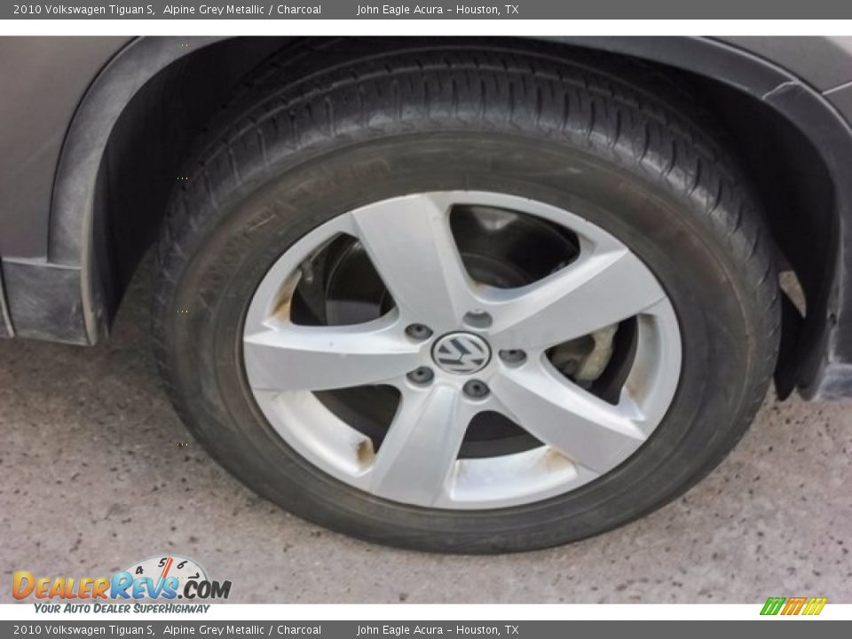2010 Volkswagen Tiguan S Alpine Grey Metallic / Charcoal Photo #11
