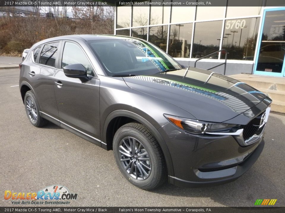 2017 Mazda CX-5 Touring AWD Meteor Gray Mica / Black Photo #3