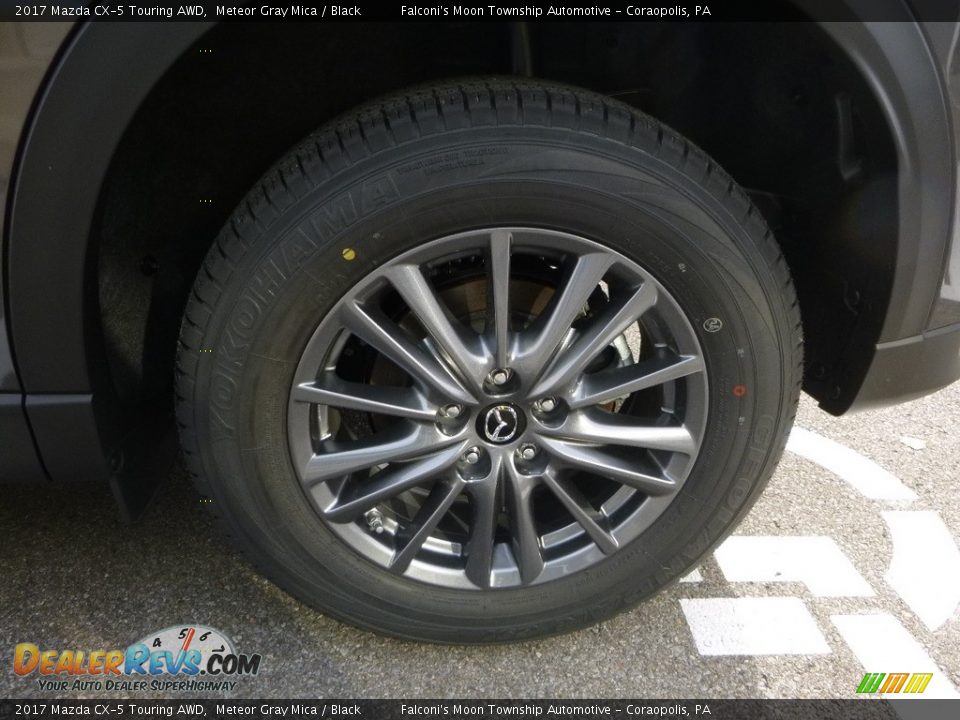 2017 Mazda CX-5 Touring AWD Meteor Gray Mica / Black Photo #7