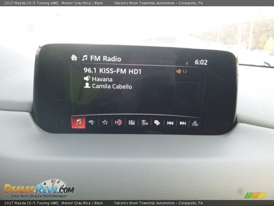 2017 Mazda CX-5 Touring AWD Meteor Gray Mica / Black Photo #14