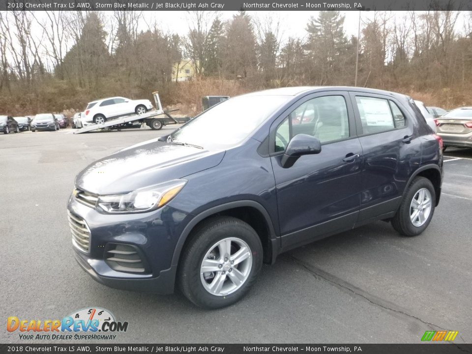 2018 Chevrolet Trax LS AWD Storm Blue Metallic / Jet Black/Light Ash Gray Photo #1