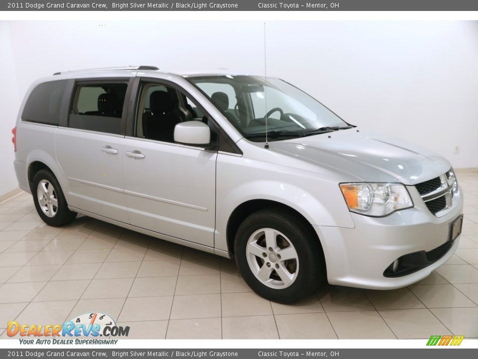 2011 Dodge Grand Caravan Crew Bright Silver Metallic / Black/Light Graystone Photo #1
