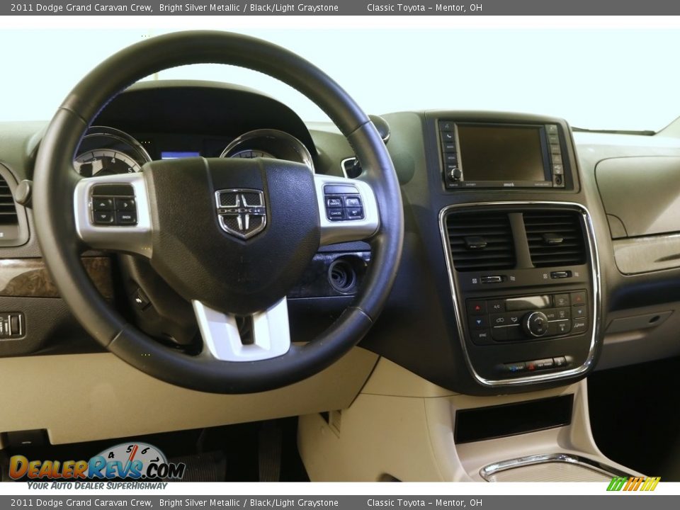 2011 Dodge Grand Caravan Crew Bright Silver Metallic / Black/Light Graystone Photo #6
