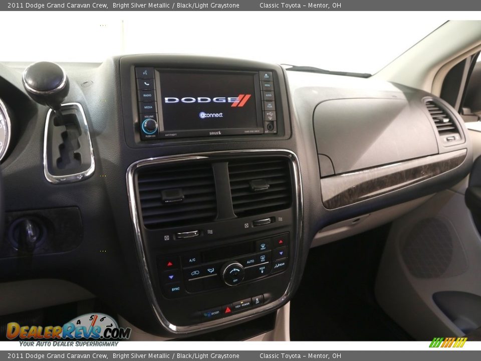 2011 Dodge Grand Caravan Crew Bright Silver Metallic / Black/Light Graystone Photo #9