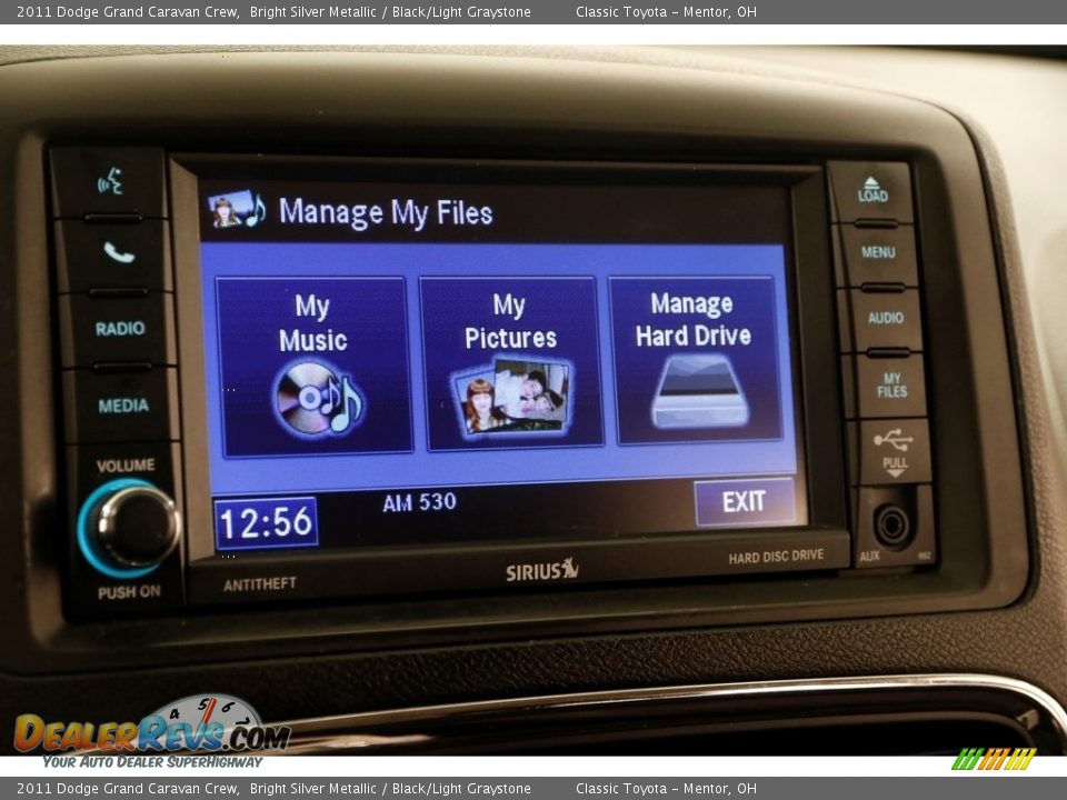 2011 Dodge Grand Caravan Crew Bright Silver Metallic / Black/Light Graystone Photo #10