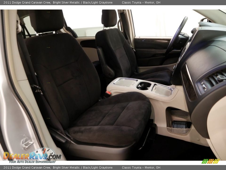 2011 Dodge Grand Caravan Crew Bright Silver Metallic / Black/Light Graystone Photo #15