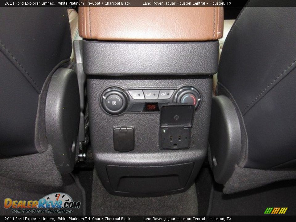 2011 Ford Explorer Limited White Platinum Tri-Coat / Charcoal Black Photo #16