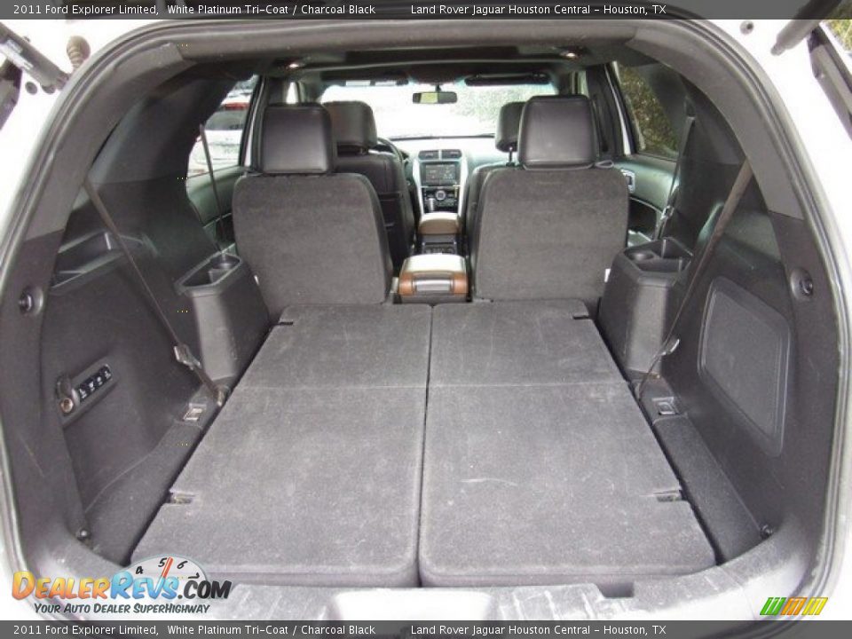 2011 Ford Explorer Limited White Platinum Tri-Coat / Charcoal Black Photo #17
