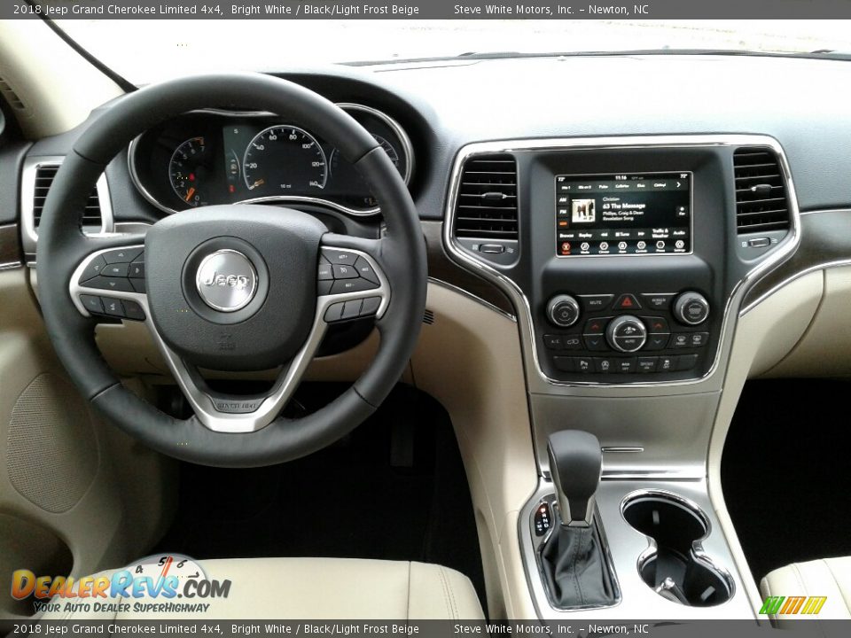 2018 Jeep Grand Cherokee Limited 4x4 Bright White / Black/Light Frost Beige Photo #29