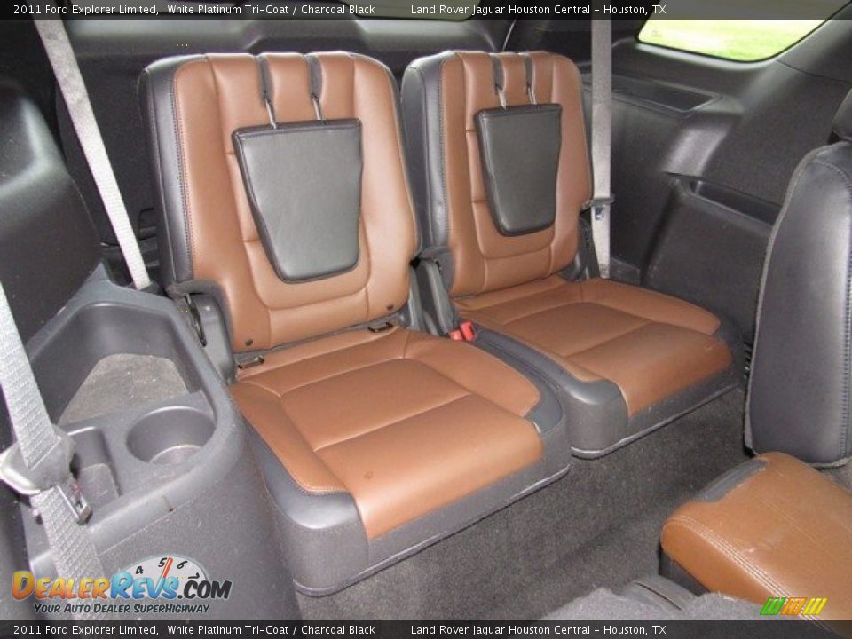 2011 Ford Explorer Limited White Platinum Tri-Coat / Charcoal Black Photo #20