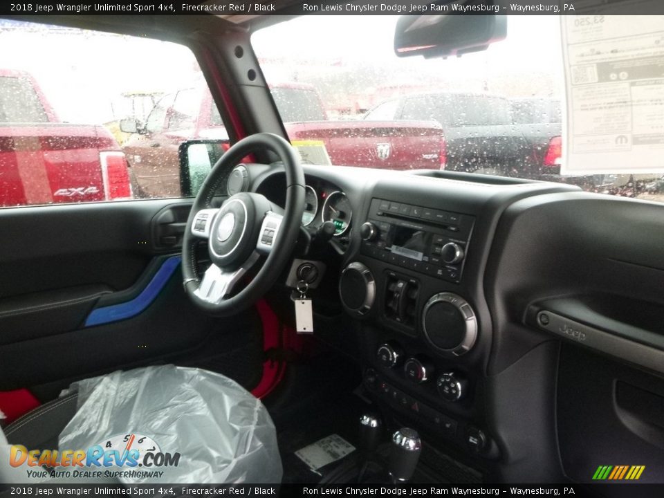 2018 Jeep Wrangler Unlimited Sport 4x4 Firecracker Red / Black Photo #10