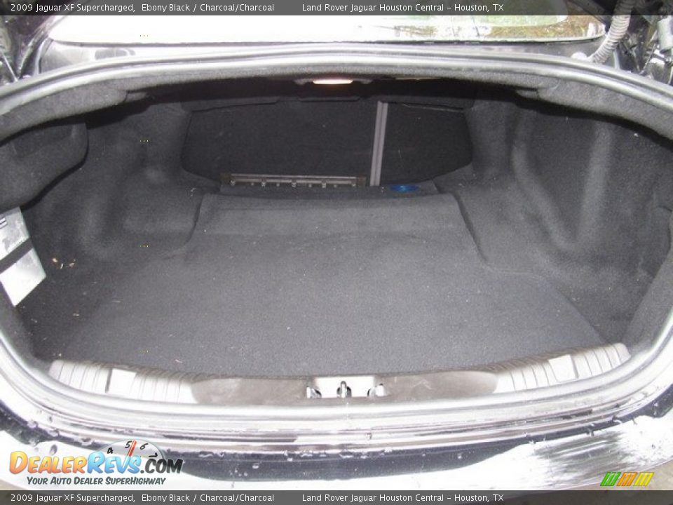2009 Jaguar XF Supercharged Ebony Black / Charcoal/Charcoal Photo #18