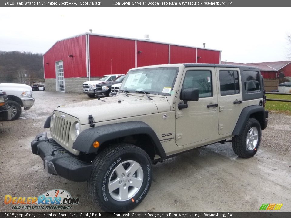 2018 Jeep Wrangler Unlimited Sport 4x4 Gobi / Black Photo #1
