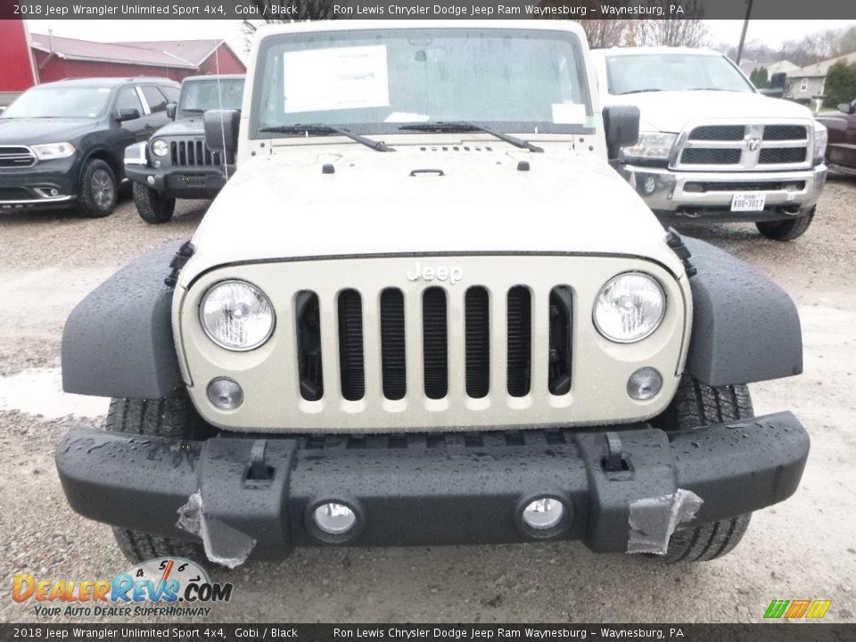 2018 Jeep Wrangler Unlimited Sport 4x4 Gobi / Black Photo #8