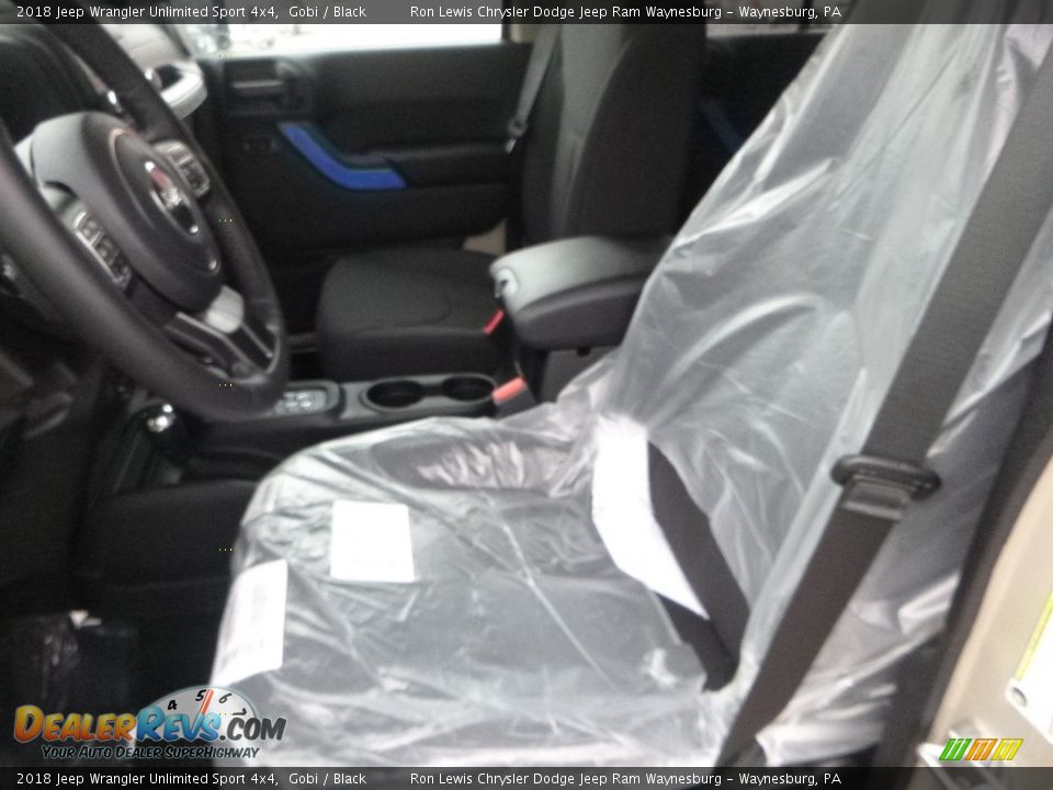 2018 Jeep Wrangler Unlimited Sport 4x4 Gobi / Black Photo #13