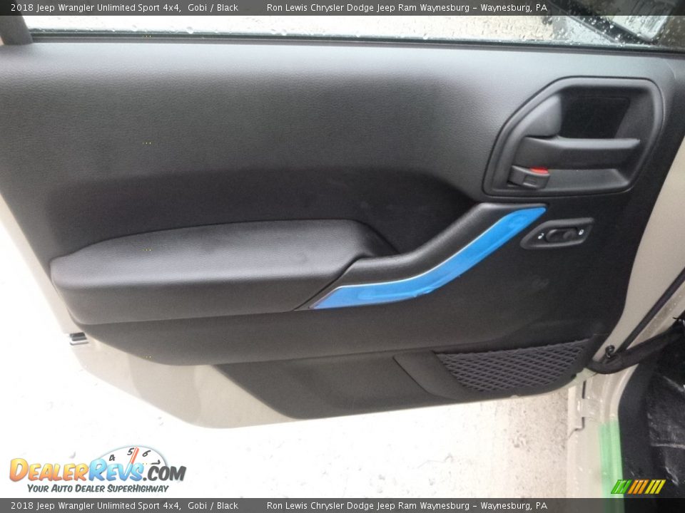 2018 Jeep Wrangler Unlimited Sport 4x4 Gobi / Black Photo #14