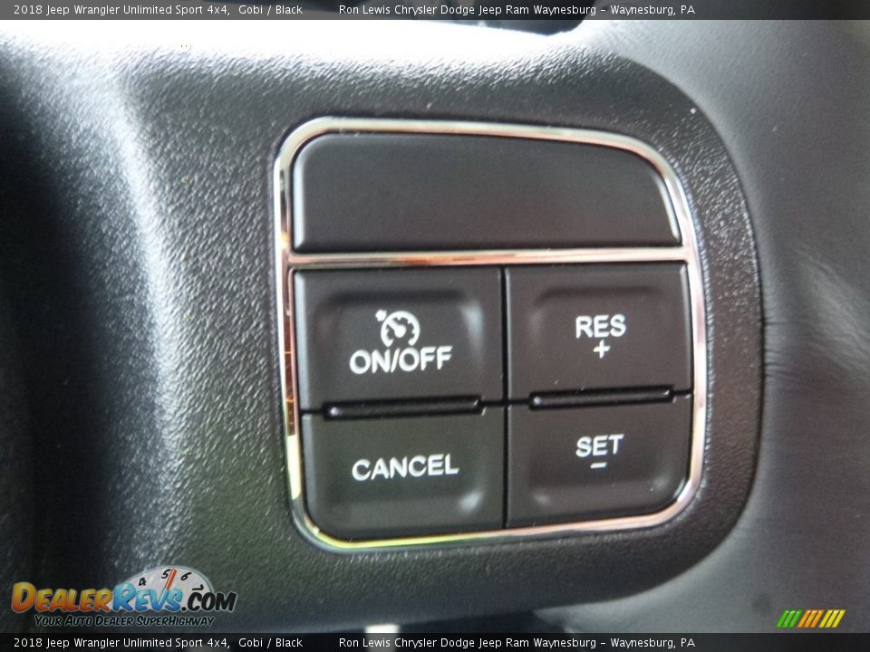 2018 Jeep Wrangler Unlimited Sport 4x4 Gobi / Black Photo #17